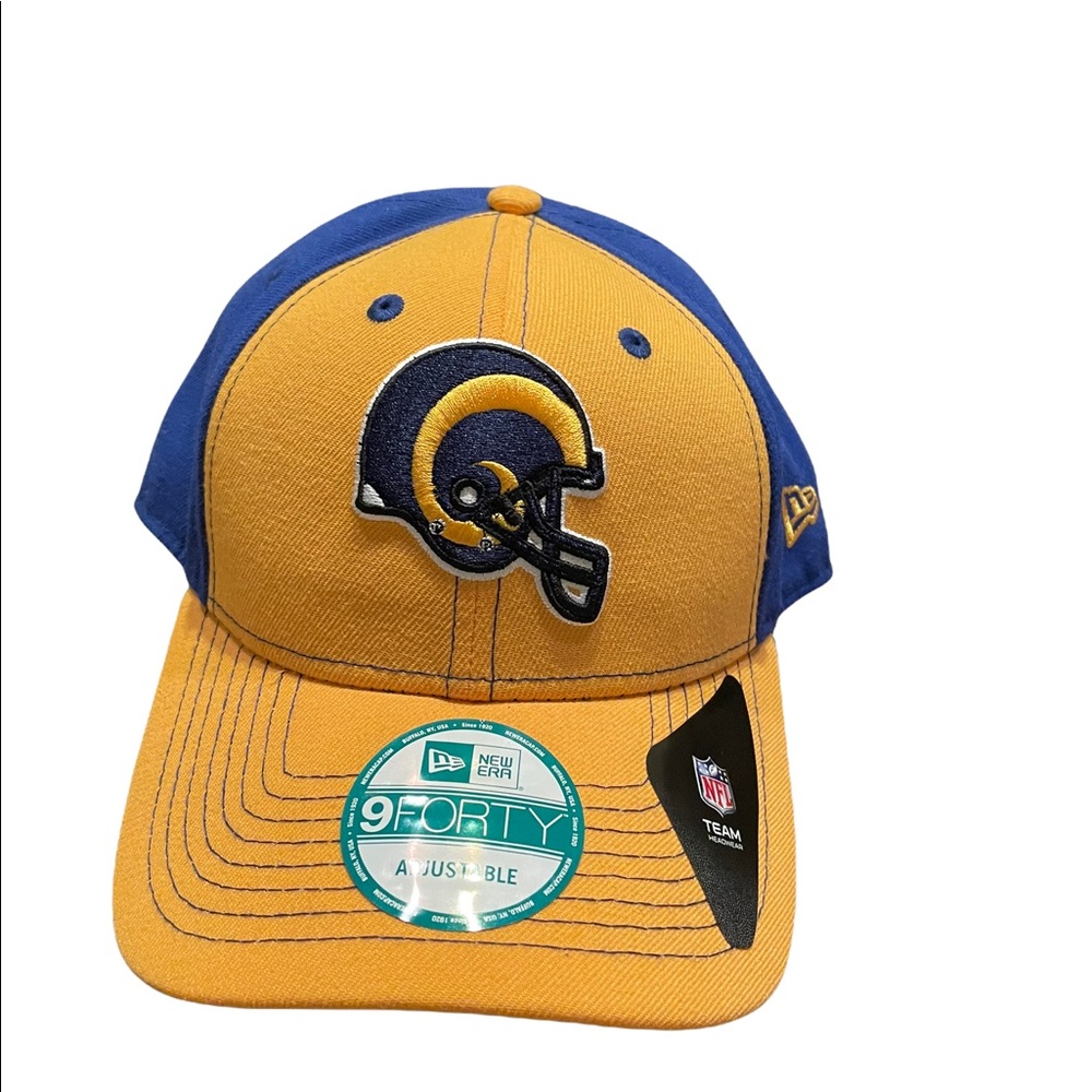 Los Angeles Rams multi color adjustable hat by New Era.